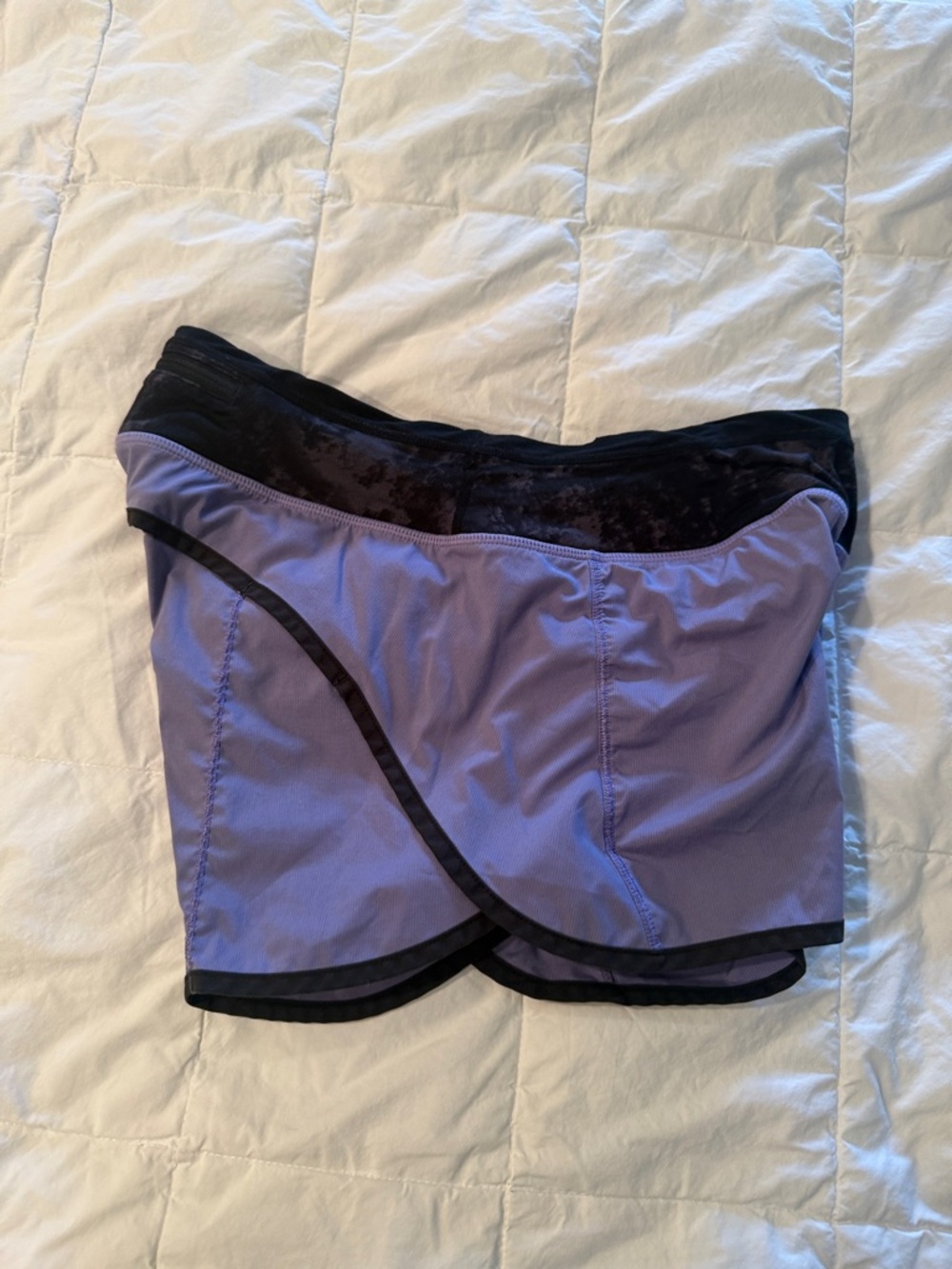 lululemon athletica Lavender Athletic Skort with Black Trim